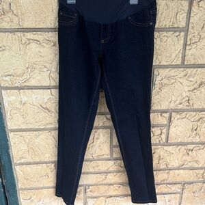 Indigo Blue Denim Dark Blue Jeans Size Small Stretch